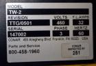 Used Conair Thermolator Water Temperature Controller, Model TW-2. 24 Kw heater, operating temperature range 35 to 250 degrees F. 3/60/460 Volt, 32 amps. Includes a TW-2 Microprocessor controller. Mou...