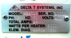 USED: Delta T Systems Water Temperature Control Unit, model AB461S, 9 kw. 250 degrees F max temperature range. Single zone, 3/60/460 volt.