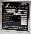 Used Lauda 29kW Secondary Circle Unit Heater, Type TR400HKK. Temperature range -60 to 200 degrees C. (-76 to 392 F.). 3/50/400 volt. Mounted on casters. Built 2002.