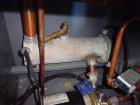Used Mokon Duratherm Circulating Water Temperature Control System, Model DT4336HT. 36 KW, 3/60/460 volts. Maximum temperature 250 degrees F. Includes a control panel with a Eurotherm 2204E controller...