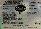 Used Sterlco Sterl-Tronic Heating and Temperature Control Unit, model G9410-FCX. 3/60/230 volt, 29 amps. 9000 watts per heater. Operating temperature range from supply water to 250 degrees F.  Driven...