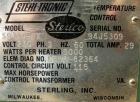 Used Sterlco Sterl-Tronic Heating and Temperature Control Unit, model S9410-FX.  3/60/230 volt, 29 amps.  9000 watts per heater.  Operating temperature range from supply water to 250 degrees F.  Driv...