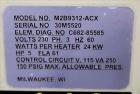 Unused- Sterlco Hot Water Temperature Controller, Model M2B9312-ACX. Watts per heater 24kW. Includes .5hp, 3/60/208-230/460, 1725 rpm motor, American Industrial heat exchanger, 150 psi maximum allowa...