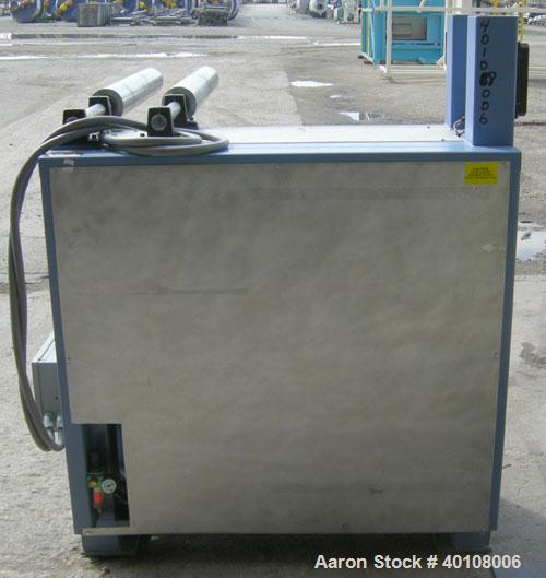 Used:Chase Machine and Engineering unwind unit. Single station. Approximately 30" wide capacity.Driven by a 1/2hp,180 volt, ...