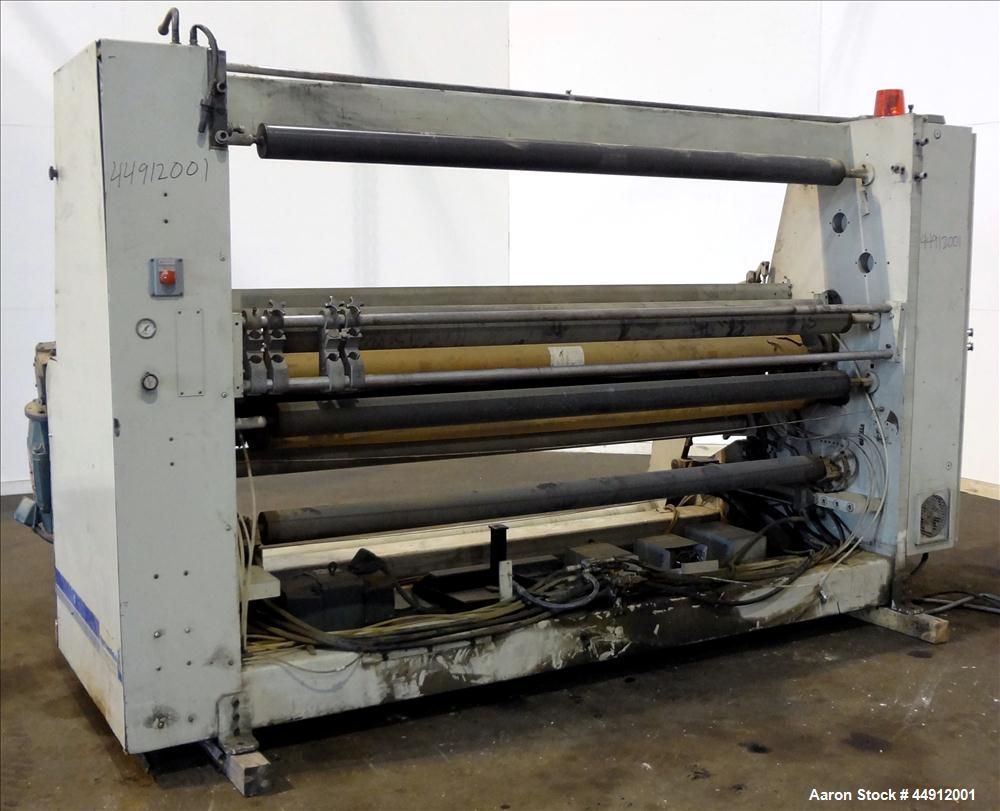 Used Battenfeld Gloucester 100" Wide Single Position Surface Winder, Model 1000