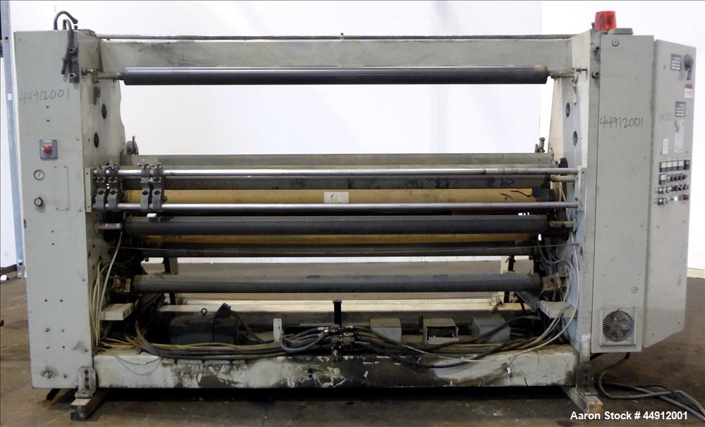 Used Battenfeld Gloucester 100" Wide Single Position Surface Winder, Model 1000