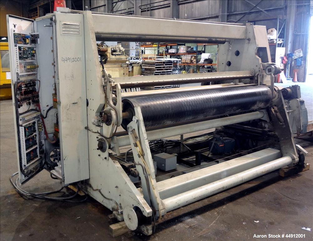 Used Battenfeld Gloucester 100" Wide Single Position Surface Winder, Model 1000