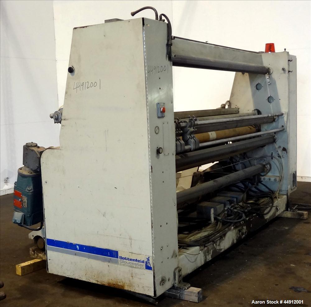 Used Battenfeld Gloucester 100" Wide Single Position Surface Winder, Model 1000