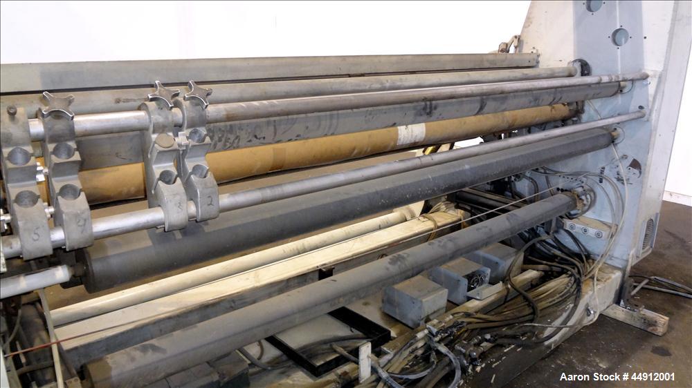 Used Battenfeld Gloucester 100" Wide Single Position Surface Winder, Model 1000