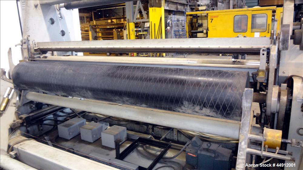 Used Battenfeld Gloucester 100" Wide Single Position Surface Winder, Model 1000