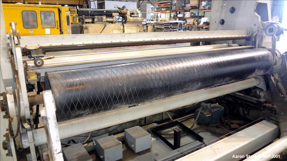 Used Battenfeld Gloucester 100" Wide Single Position Surface Winder, Model 1000