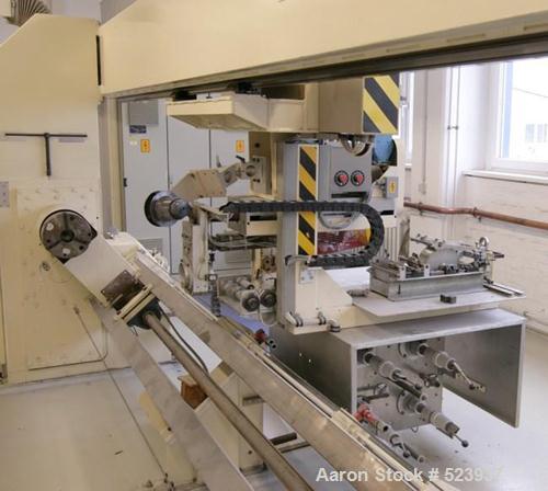 USED: Bolenz & Schaefer filament winding machine (EHA / BND) FWA 1.Length 5000 mm, diameter 300 mm; CNC Siemens Sinumerik 810 MEcontrolled. Dimensions: length 8200mm, width 2500mm, height 2800mm.