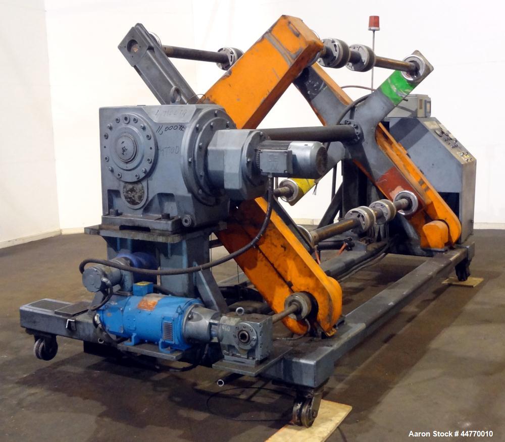 Used Crown Dual Turret Winder, approximately 84" wide.