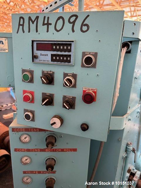 72" Dusenberry Model 815 Duplex Score Cut Slitter-Rewinder