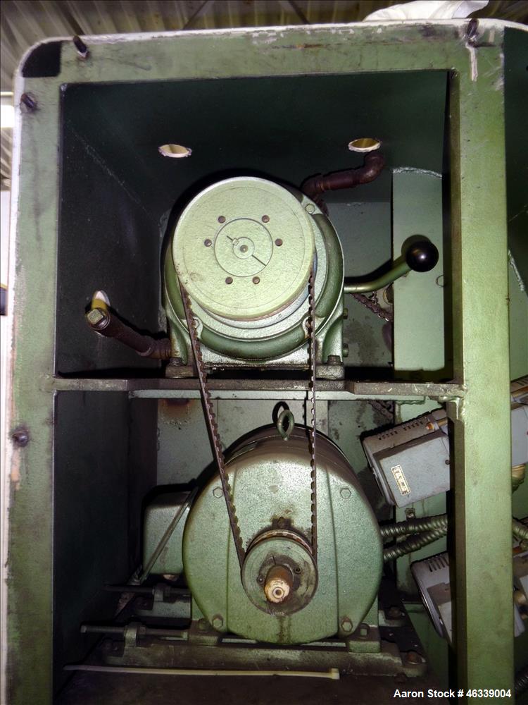 Used Hobbs Winder, Approximately 56" Wide. Approximately 6 to 75 feet per minute. (3) Hobbs winder motors, type 8 x 213 B, 3/60/440 volt, 700 rpm motors with Lima drives, model RSDC. Has manual adjus...
