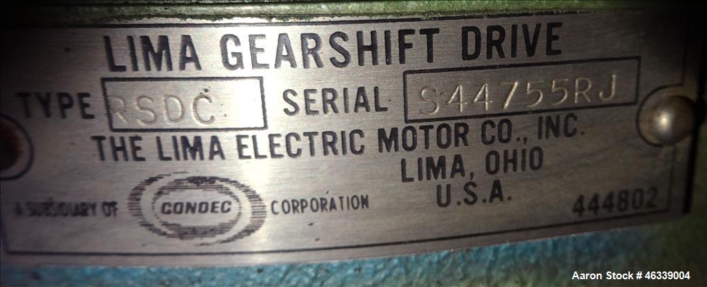 Used Hobbs Winder, Approximately 56" Wide. Approximately 6 to 75 feet per minute. (3) Hobbs winder motors, type 8 x 213 B, 3/60/440 volt, 700 rpm motors with Lima drives, model RSDC. Has manual adjus...