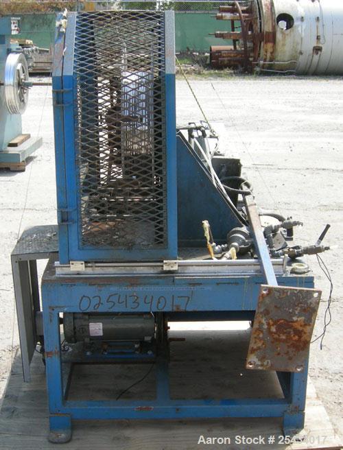 Used L. Lunardon Unwind/Winder. Manual speed control, driven by a 2 hp, 180 volt, 2500 rpm DC motor.