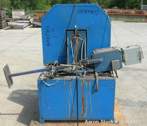 Used-L. Lunardon Unwind/Winder. Manual speed control, driven by a 2 hp, 180 volt, 2500 rpm DC motor.