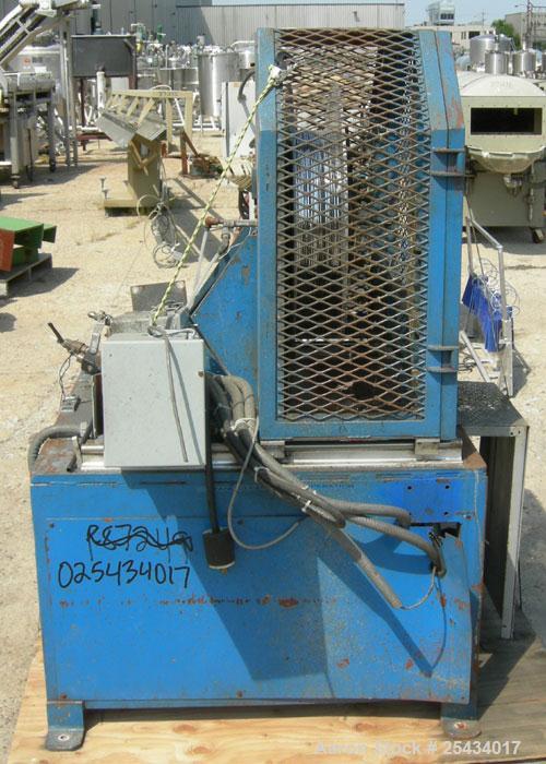 Used L. Lunardon Unwind/Winder. Manual speed control, driven by a 2 hp, 180 volt, 2500 rpm DC motor.