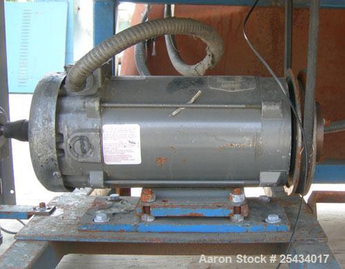 Used-L. Lunardon Unwind/Winder. Manual speed control, driven by a 2 hp, 180 volt, 2500 rpm DC motor.