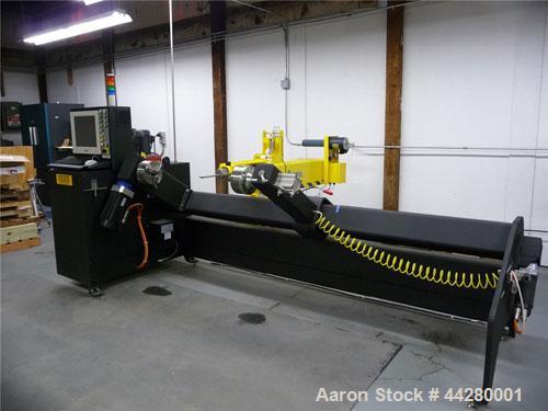 Used McClean Anderson Super Hornet Filament Winding Machine, Model WSH-1-4-2M-FLEX.   4 Axis of computer controlled motion, 1 spindle configuration, digital AC servo technology, Flexwind machine cont...