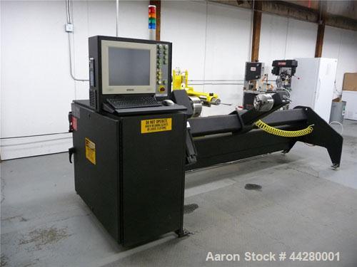 Used McClean Anderson Super Hornet Filament Winding Machine, Model WSH-1-4-2M-FLEX.   4 Axis of computer controlled motion, 1 spindle configuration, digital AC servo technology, Flexwind machine cont...