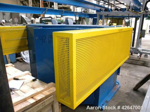 Used TNT Maschinenbau Winding/Cutting System consisting of: (1) Model M.220 dual station cantilevered winder, serial #11.06. Approximate 6’’ diameter core shaft x 70’’ long, approximate 40’’ roll dia...