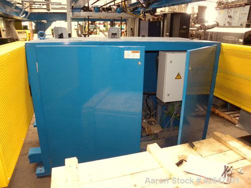 Used TNT Maschinenbau Winding/Cutting System consisting of: (1) Model M.220 dual station cantilevered winder, serial #11.06. Approximate 6’’ diameter core shaft x 70’’ long, approximate 40’’ roll dia...