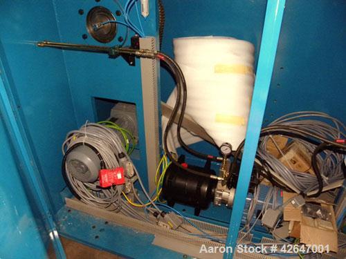 Used TNT Maschinenbau Winding/Cutting System consisting of: (1) Model M.220 dual station cantilevered winder, serial #11.06. Approximate 6’’ diameter core shaft x 70’’ long, approximate 40’’ roll dia...