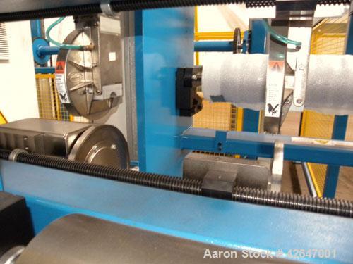 Used TNT Maschinenbau Winding/Cutting System consisting of: (1) Model M.220 dual station cantilevered winder, serial #11.06. Approximate 6’’ diameter core shaft x 70’’ long, approximate 40’’ roll dia...