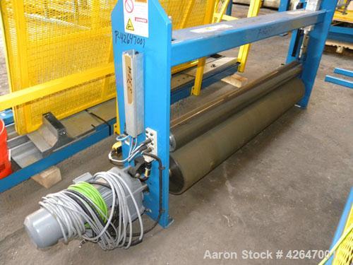 Used TNT Maschinenbau Winding/Cutting System consisting of: (1) Model M.220 dual station cantilevered winder, serial #11.06. Approximate 6’’ diameter core shaft x 70’’ long, approximate 40’’ roll dia...