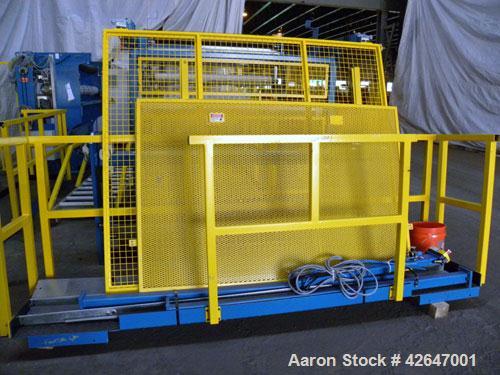 Used TNT Maschinenbau Winding/Cutting System consisting of: (1) Model M.220 dual station cantilevered winder, serial #11.06. Approximate 6’’ diameter core shaft x 70’’ long, approximate 40’’ roll dia...