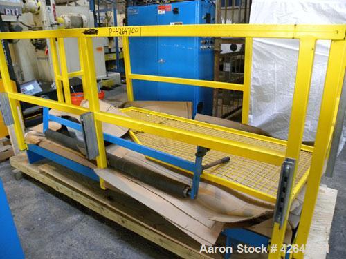 Used TNT Maschinenbau Winding/Cutting System consisting of: (1) Model M.220 dual station cantilevered winder, serial #11.06. Approximate 6’’ diameter core shaft x 70’’ long, approximate 40’’ roll dia...