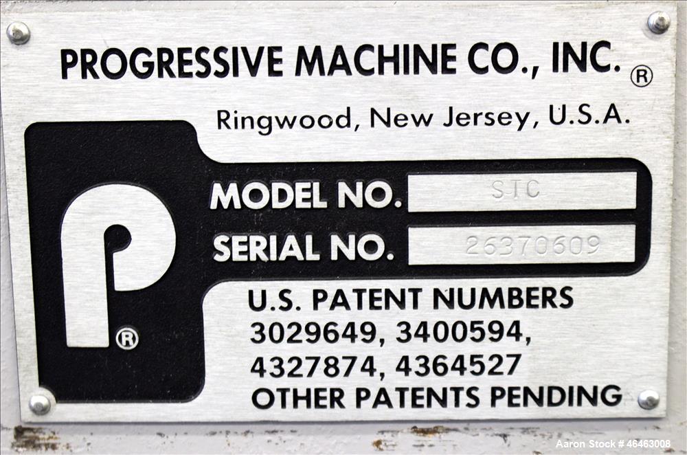 Used Progressive Machine Take-Up Spooling Machine, Model 609-RH. Maximum unwinding speed of 600 feet per minute. Maximum package weight 80 lbs., maximum width 20", maximum O.D. 28". Driven by a 3/4 h...
