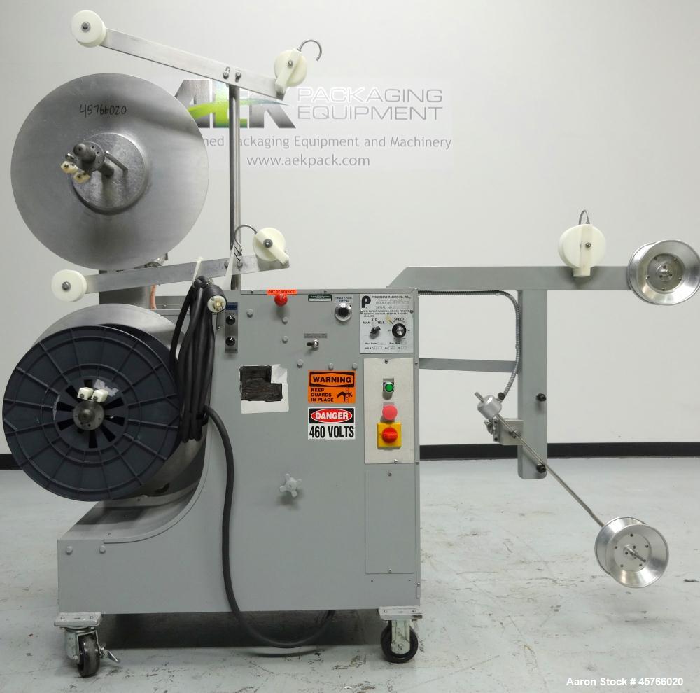 Used Progressive Machine Co Dual-Spindle Spooler, Model: S160CA-RH, Serial: 255