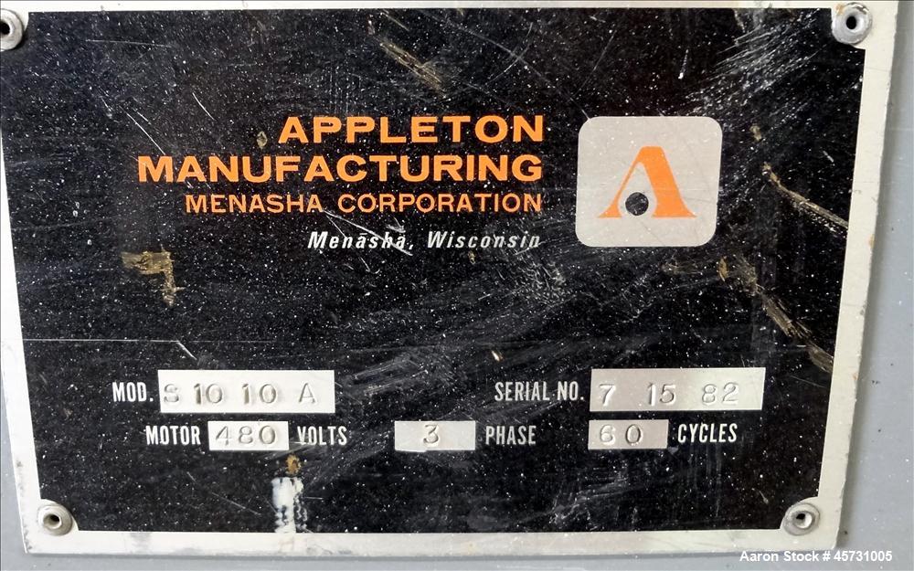Used Appleton Manufacturing 6" Core Cutter, Model S1010A