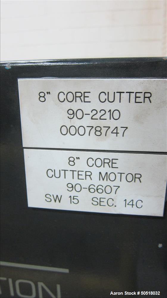 Used- Appleton 8" Manual Core Cutter, Model S200.