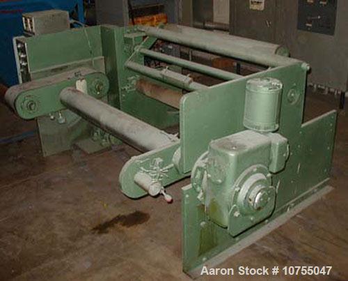 Used-Sterling winder 42" wide, single turret. 14" diameter roll capacity having Uni-Systems controls.