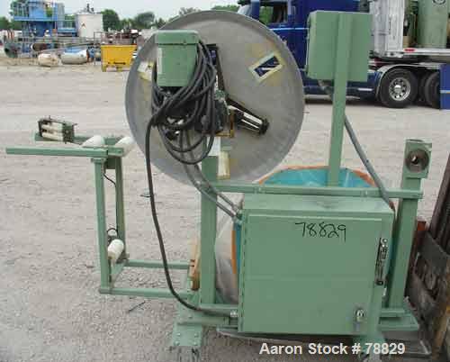 Used Tetra Profile Winder. Can handle approximate 6" wide x 32" diameter material, has edge guides, driven by a 1/3 HP, 3/60/208/220/440 Volt, 1725-1423 RPM through a gear motor, 100:1 ratio. Include...