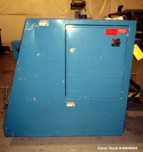 Used- Vulvan Single Turret 2 Position Winder, Model TWQ422. 52" Wide, 3" cores, up to 24" roll diameter. Serial #98263.