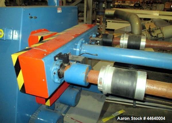 Used Vulvan Single Turret 2 Position Winder, Model TWQ422. 52" Wide, 3" cores, up to 24" roll diameter. Serial #98263.