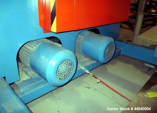 Used Vulvan Single Turret 2 Position Winder, Model TWQ422. 52" Wide, 3" cores, up to 24" roll diameter. Serial #98263.