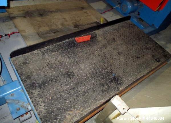 Used Vulvan Single Turret 2 Position Winder, Model TWQ422. 52" Wide, 3" cores, up to 24" roll diameter. Serial #98263.