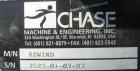 Used:Chase Machine and Engineering rewind unit. Single station. Approximately 30