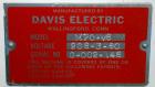 Used Davis Electric 18