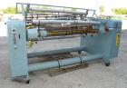 Used Gloucester Engineering Company Winder, Model #12, Carbon Steel. Single turret, approximately 72’’ wide capacity. Shaft driven by a 3/4 HP, 3/60/230/460 Volt, 1725 RPM gearmotor, clutch driven by...