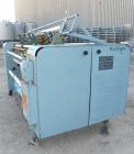 Used Gloucester Engineering Company Winder, Model #12, Carbon Steel. Single turret, approximately 72’’ wide capacity. Shaft driven by a 3/4 HP, 3/60/230/460 Volt, 1725 RPM gearmotor, clutch driven by...