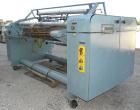 Used Gloucester Engineering Company Winder, Model #12, Carbon Steel. Single turret, approximately 72’’ wide capacity. Shaft driven by a 3/4 HP, 3/60/230/460 Volt, 1725 RPM gearmotor, clutch driven by...