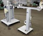 Used Progressive Machine Take-Up Spooling Machine, Model 609-RH. Maximum unwinding speed of 600 feet per minute. Maximum package weight 80 lbs., maximum width 20