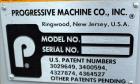 Used Progressive Machine Take-Up Spooling Machine, Model 609-RH. Maximum unwinding speed of 600 feet per minute. Maximum package weight 80 lbs., maximum width 20